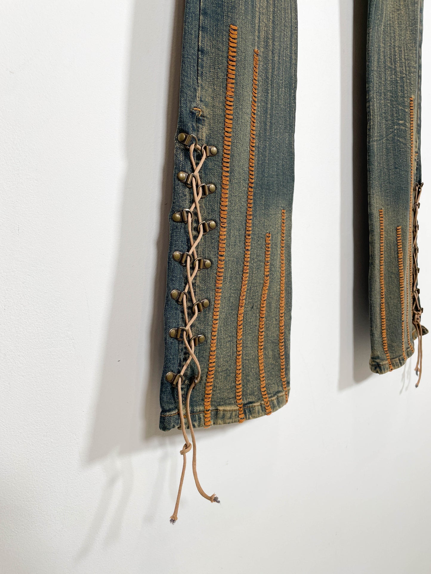 Pantalón Y2K La Flaca - Talla 36 - Caramelo Vintage