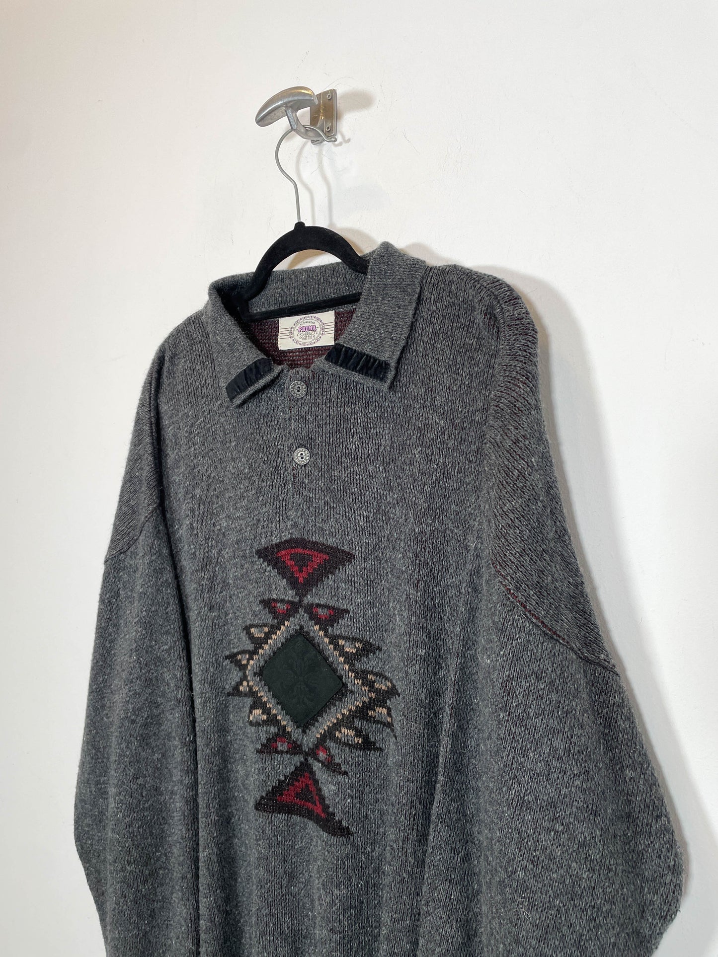 Jersey halfbutton Prima - Talla XL