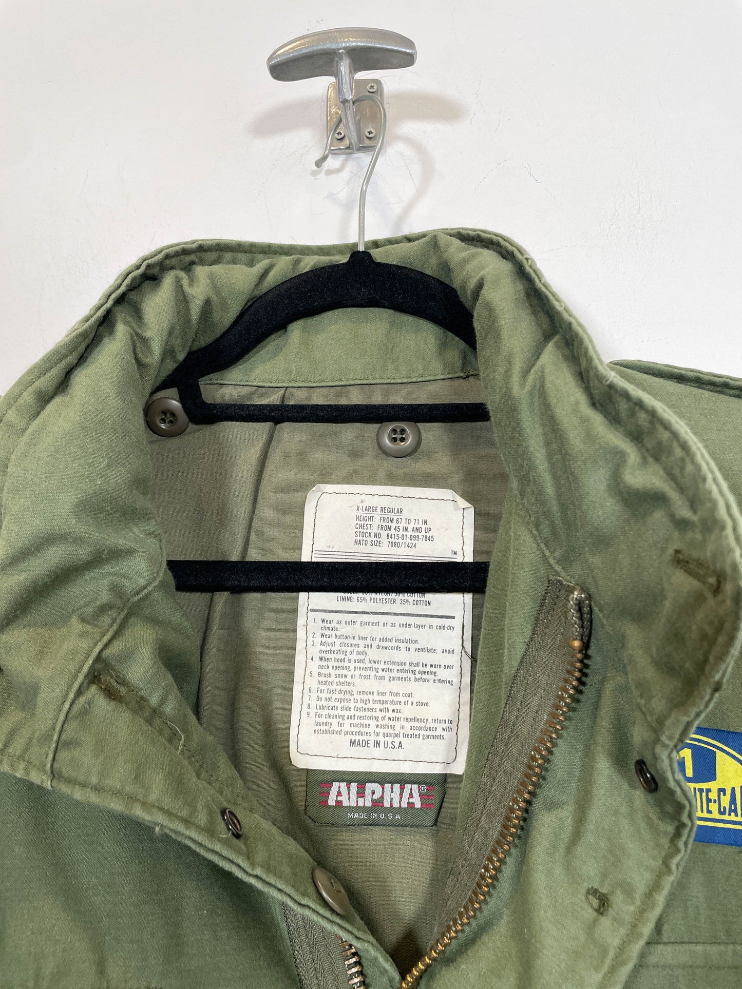 Abrigo Alpha Industries US Army M 65 - Talla XL