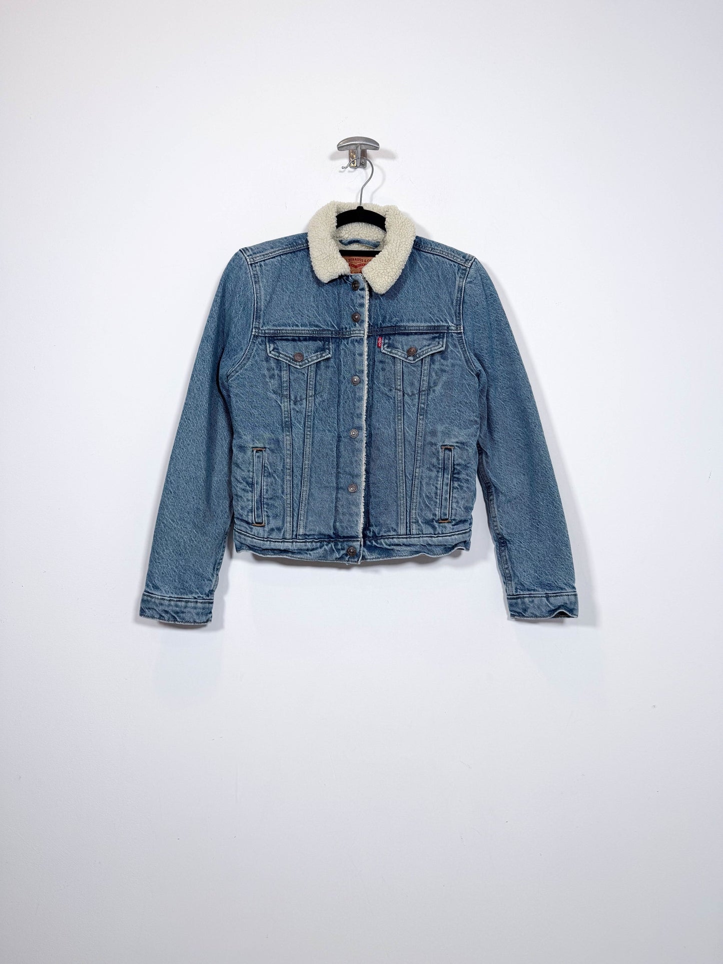 Chaqueta vaquera Levi's con borrego - Talla XS