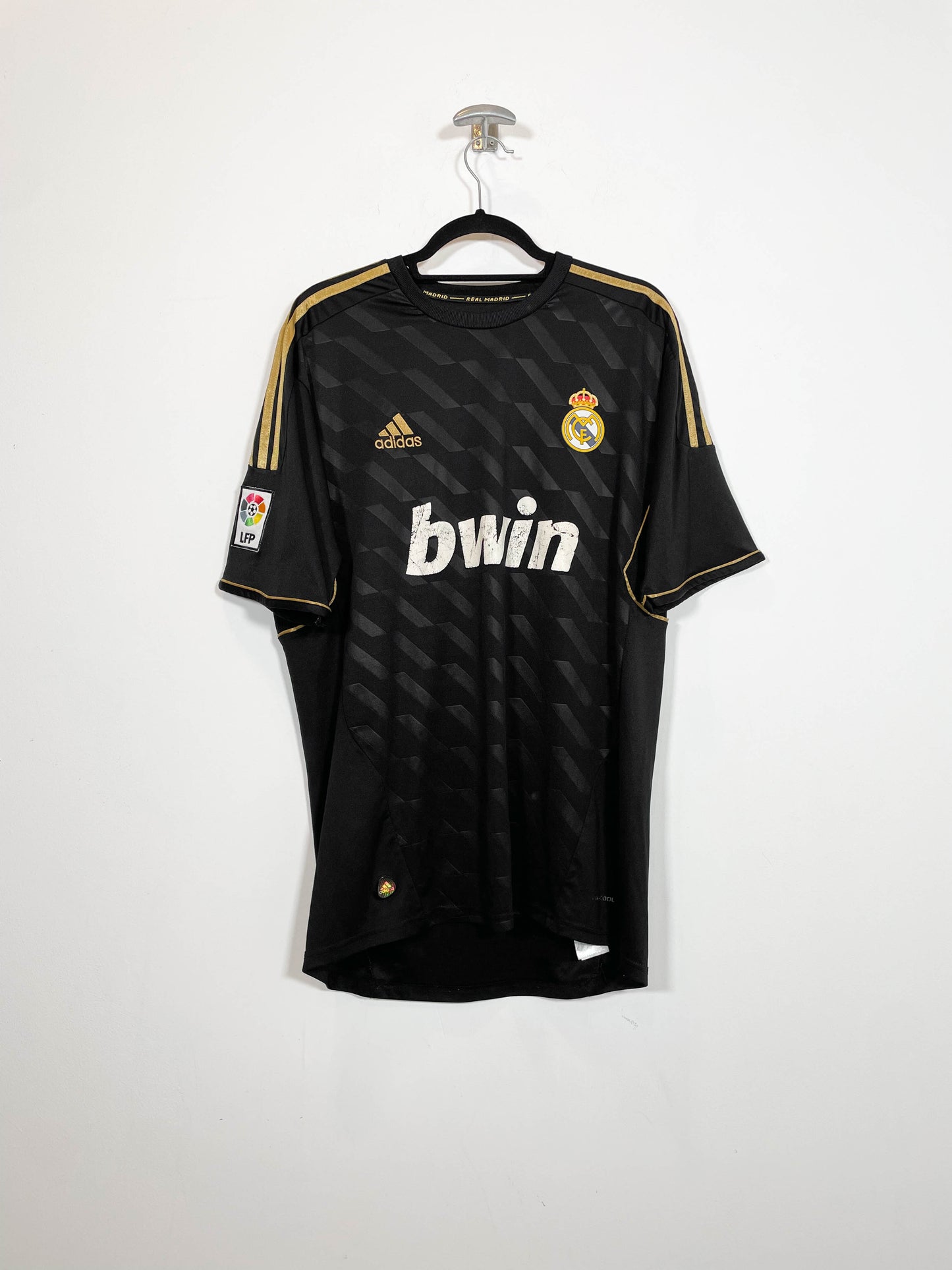 Camiseta Adidas Real Madrid 2011/12 - Talla L - Caramelo Vintage