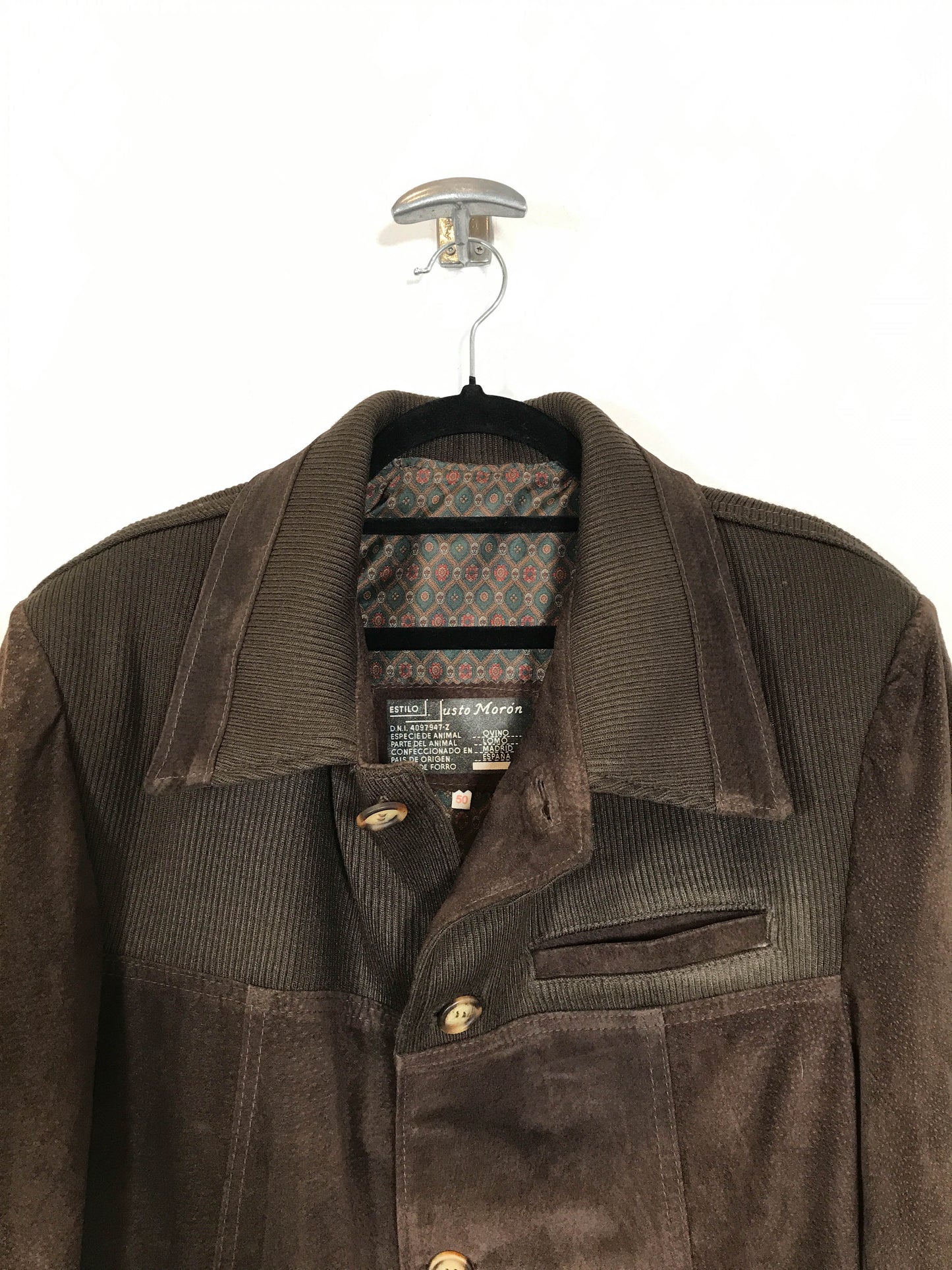 Chaqueta de ante DS - Talla L - Caramelo Vintage