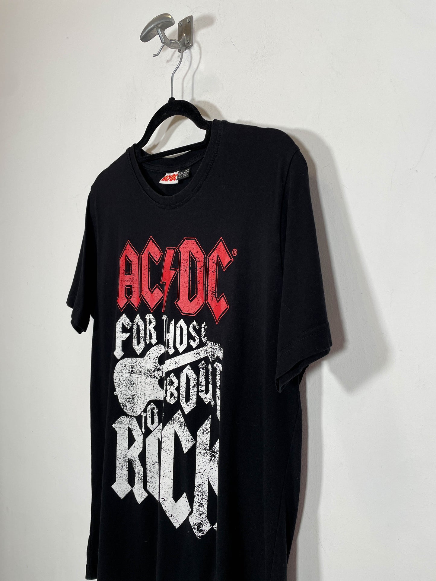 Camiseta AC/DC 2015 - Talla M - Caramelo Vintage