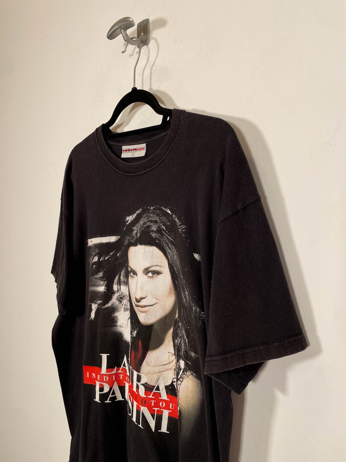 Camiseta Laura Pausini - Talla L - Caramelo Vintage