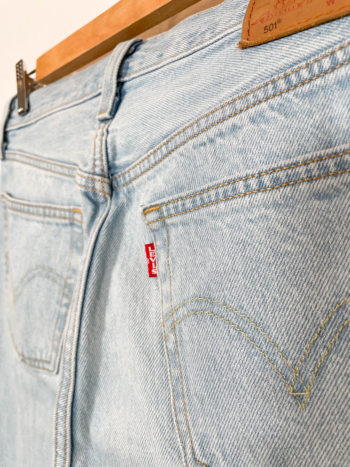 Pantalón Levi's 501 Big E - Talla W28 - Caramelo Vintage