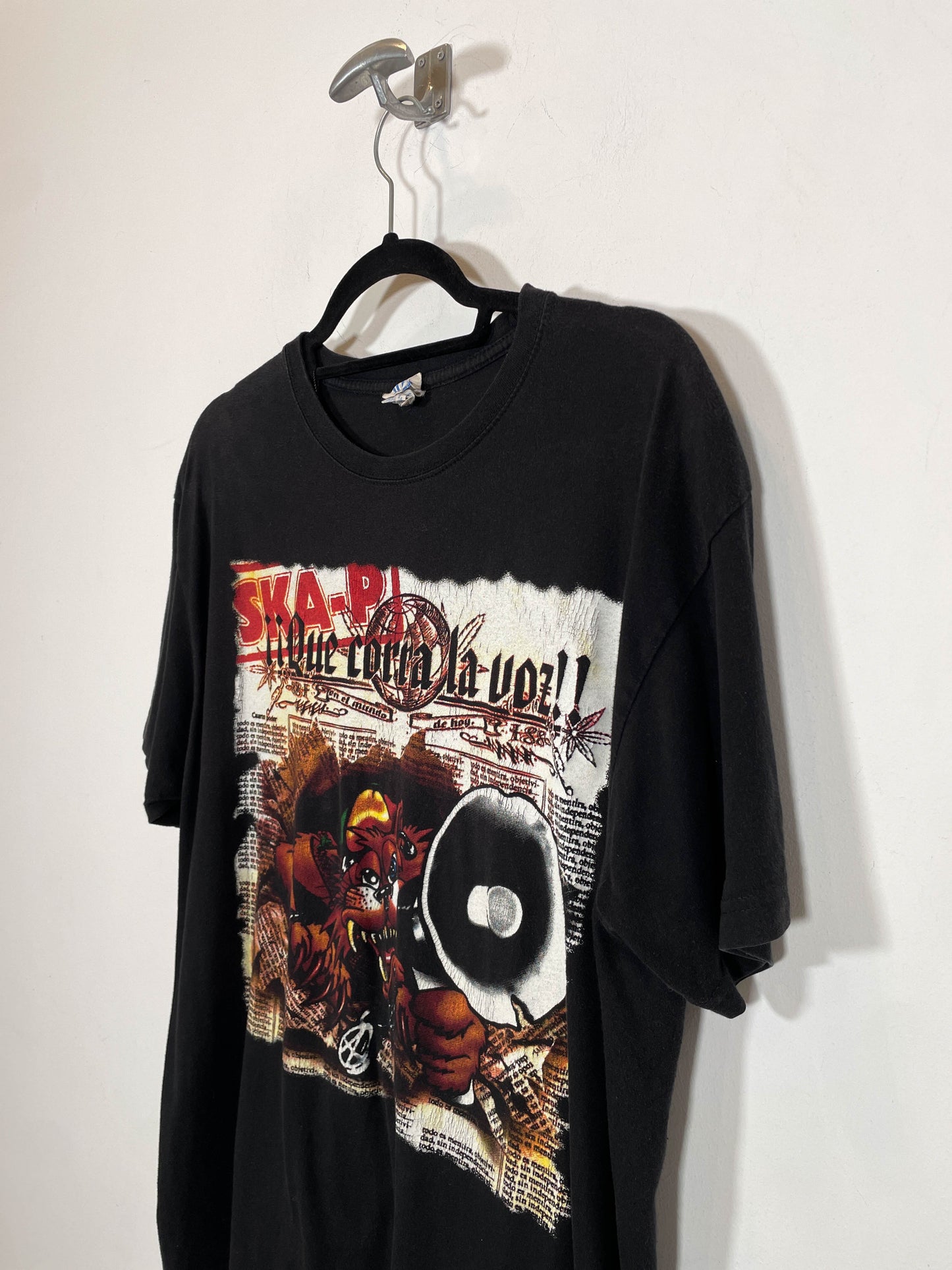 Camiseta Ska P 2002 - Talla L - Caramelo Vintage