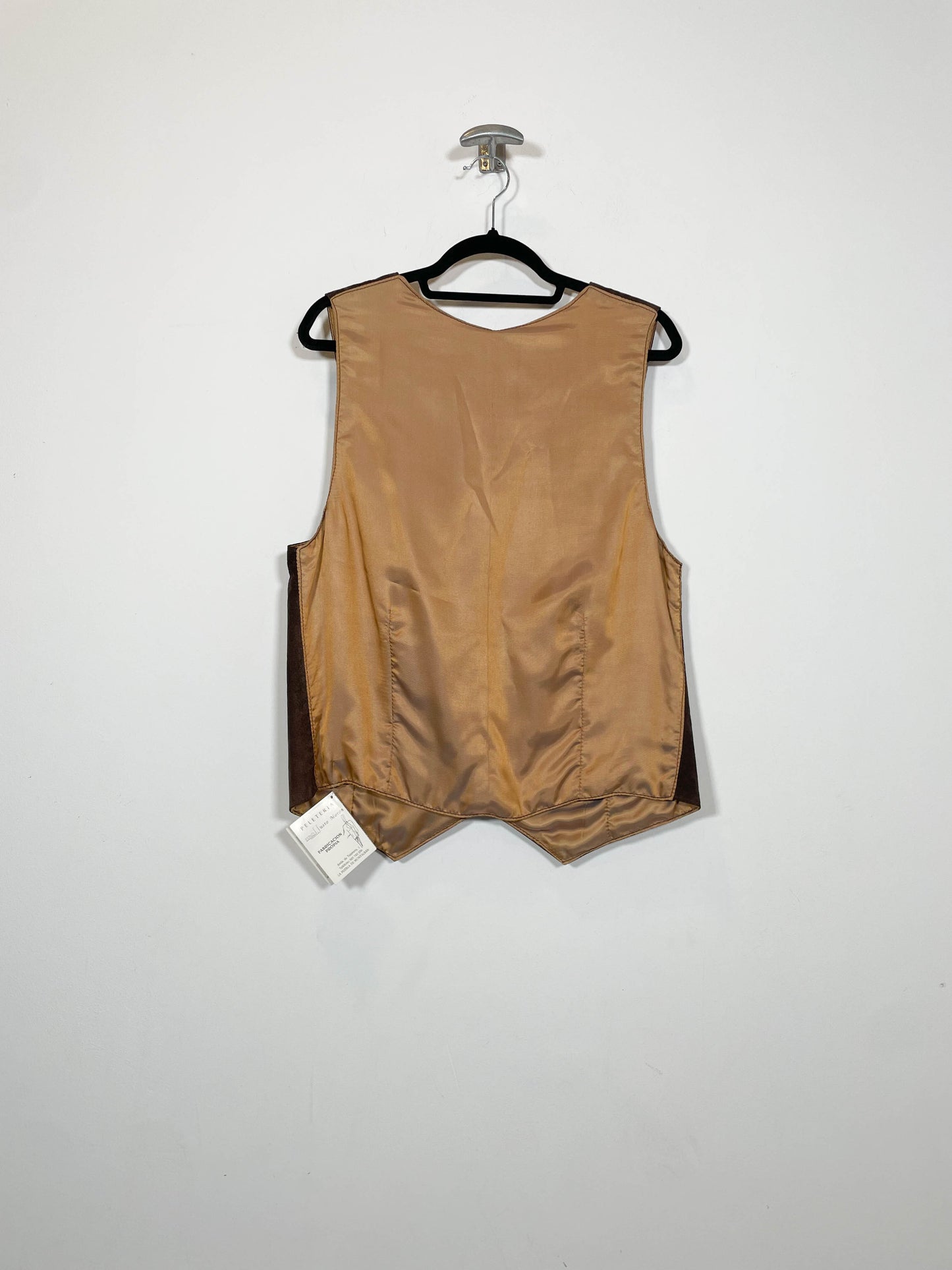 Chaleco de ante DS - Talla L - Caramelo Vintage