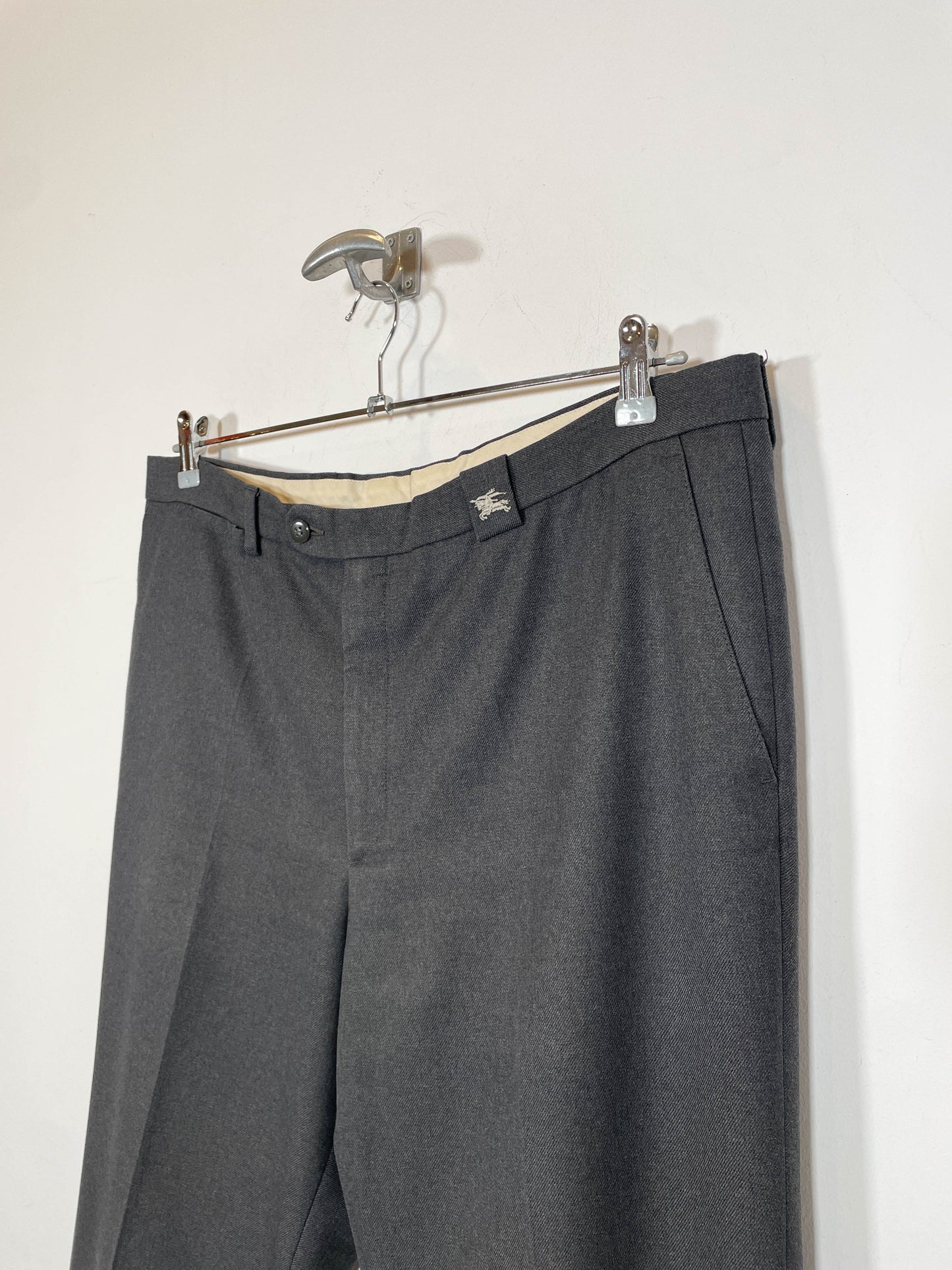 Pantalón de traje Burberry - Talla 46 - Caramelo Vintage