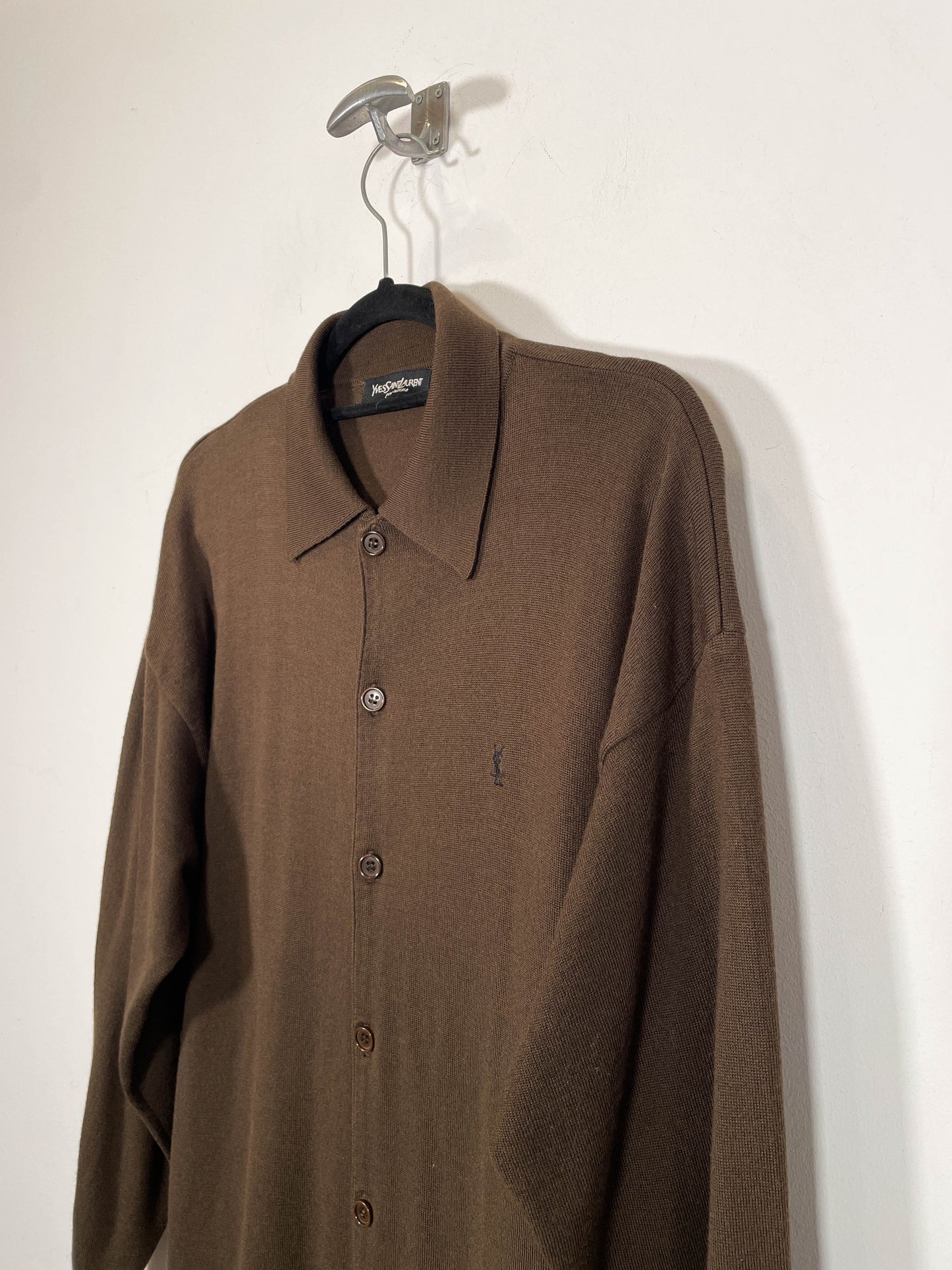 Jersey con botones Yves Saint Laurent - Talla L - Caramelo Vintage