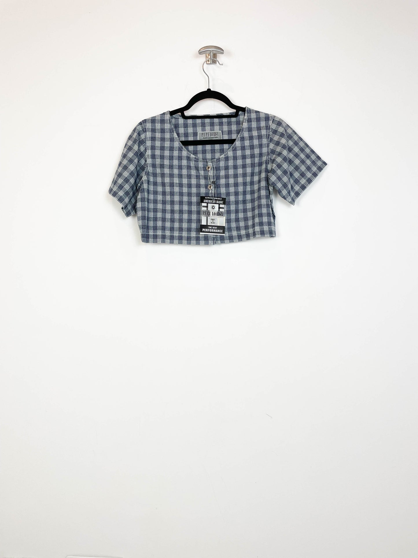 Camisa crop Pepe Loaisa - Talla M - Caramelo Vintage