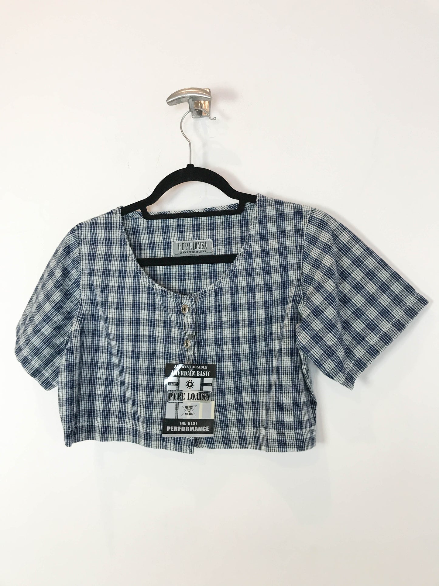 Camisa crop Pepe Loaisa - Talla M - Caramelo Vintage