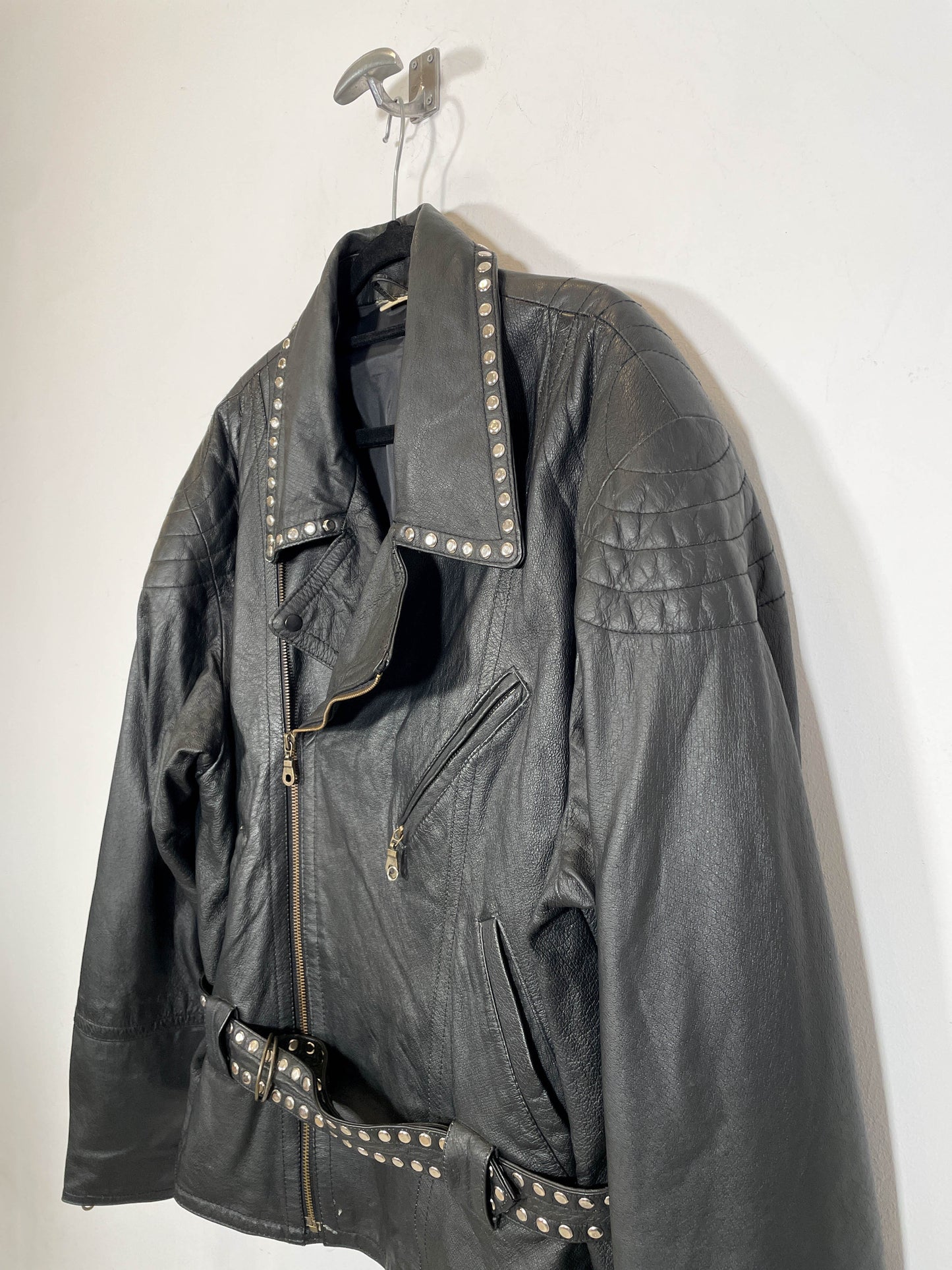 Chaqueta de cuero Perfecto - Talla L - Caramelo Vintage