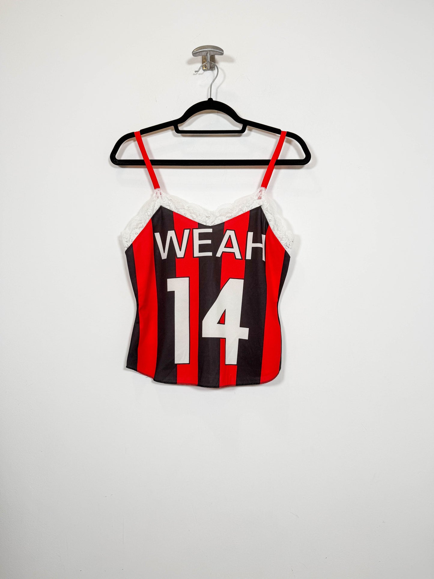 Camiseta de fútbol reworked AC Milan - Caramelo Vintage