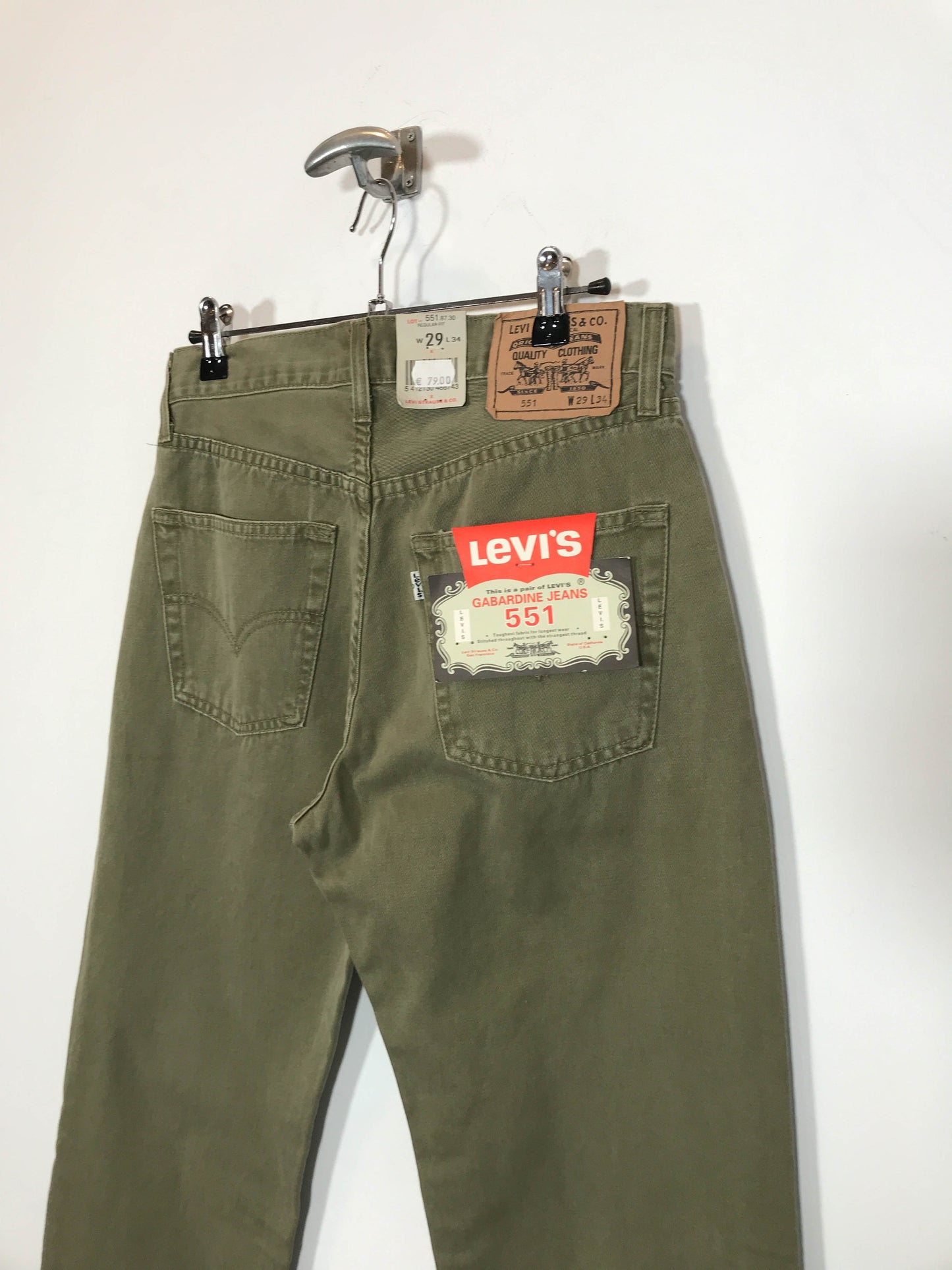 Pantalón Levi's 551 DS - Talla 36 - Caramelo Vintage