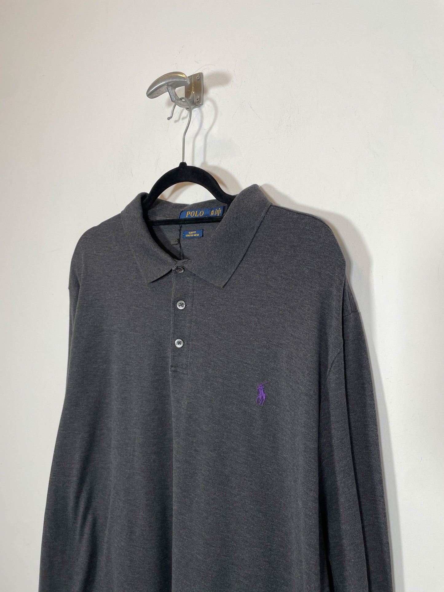 Polo Ralph Lauren manga larga - Talla XL - Caramelo Vintage