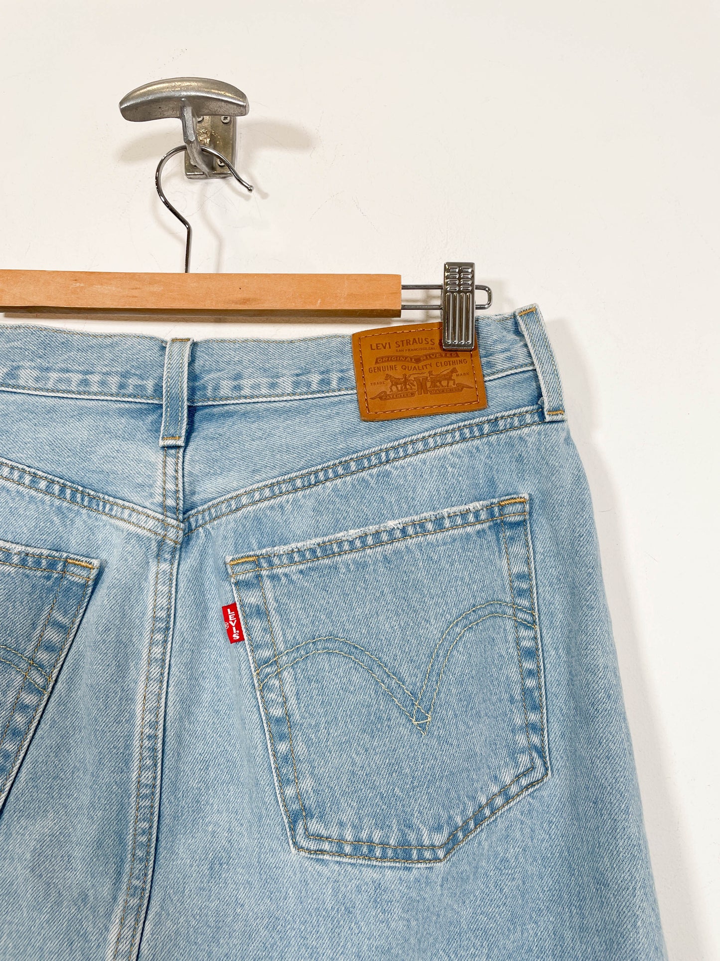 Minifalda vaquera Levi's - Talla 40 - Caramelo Vintage