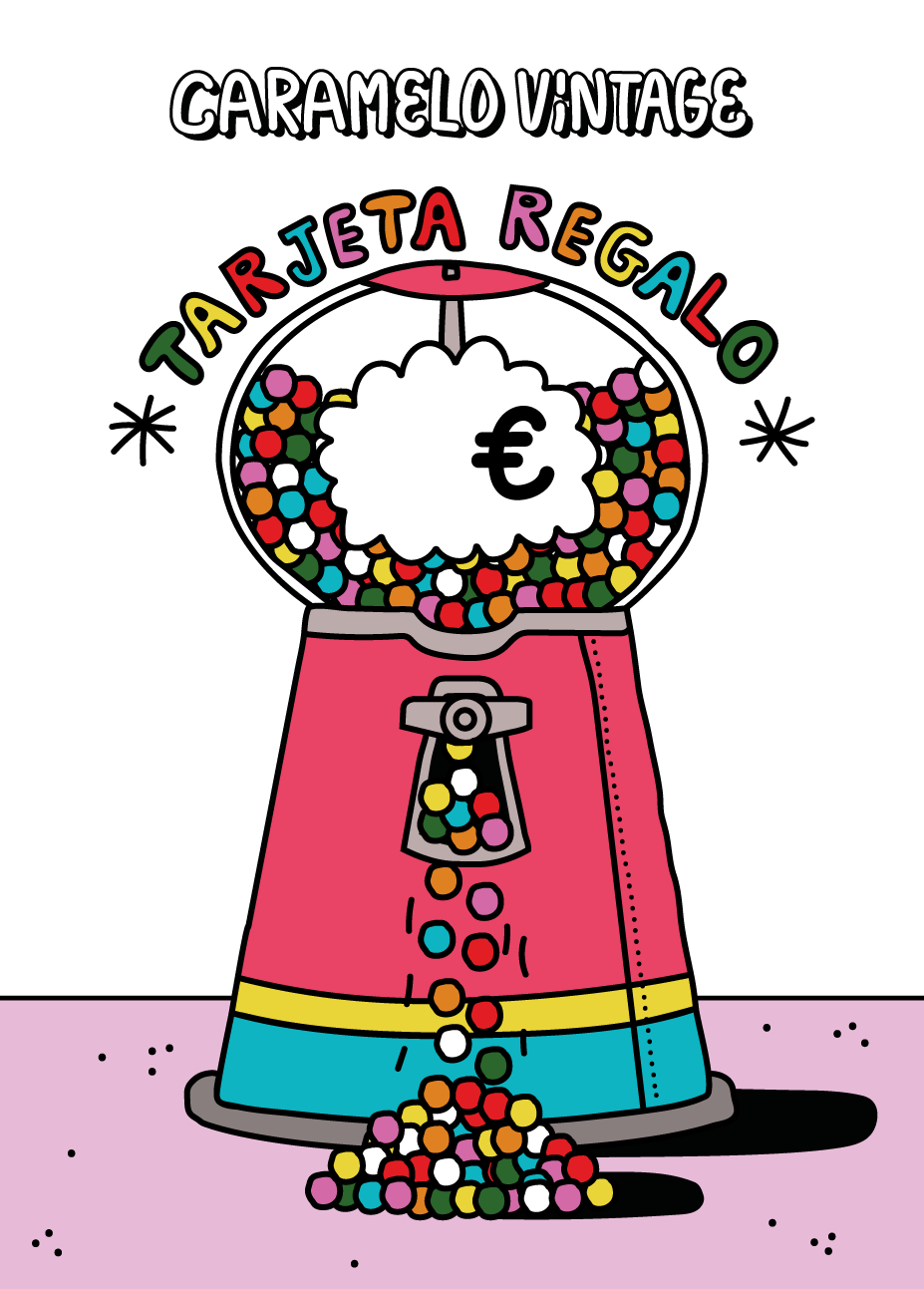 Tarjeta de regalo - Caramelo Vintage
