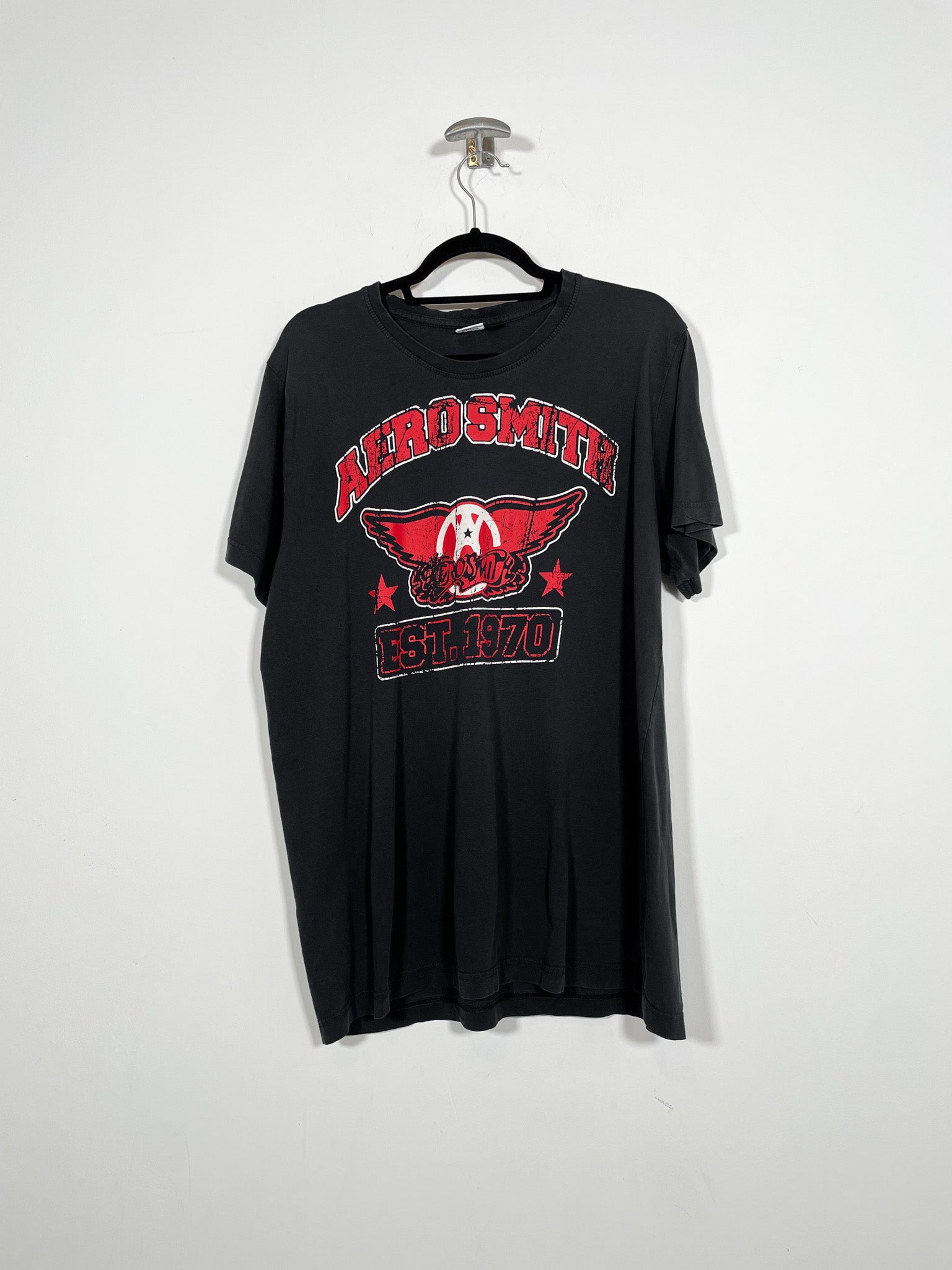 Camiseta Aerosmith - Talla L - Caramelo Vintage