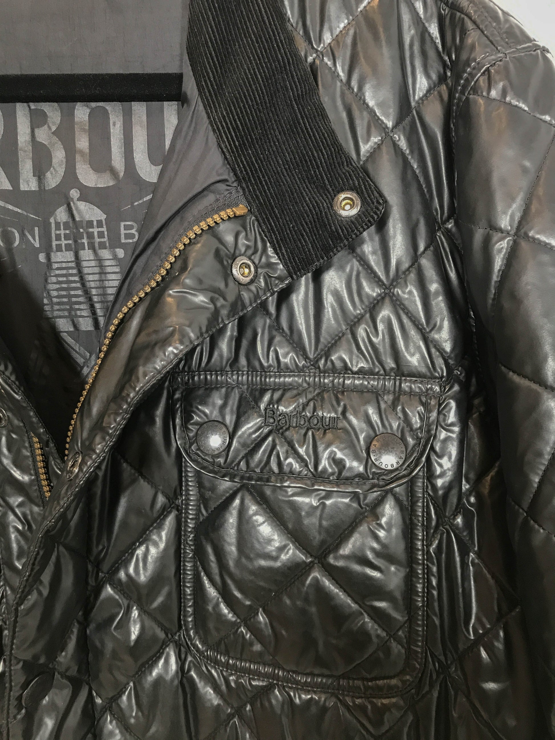 Abrigo acolchado Barbour - Talla XL - Caramelo Vintage