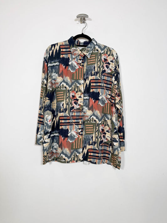 Camisa Fleurs - Talla M/L - Caramelo Vintage