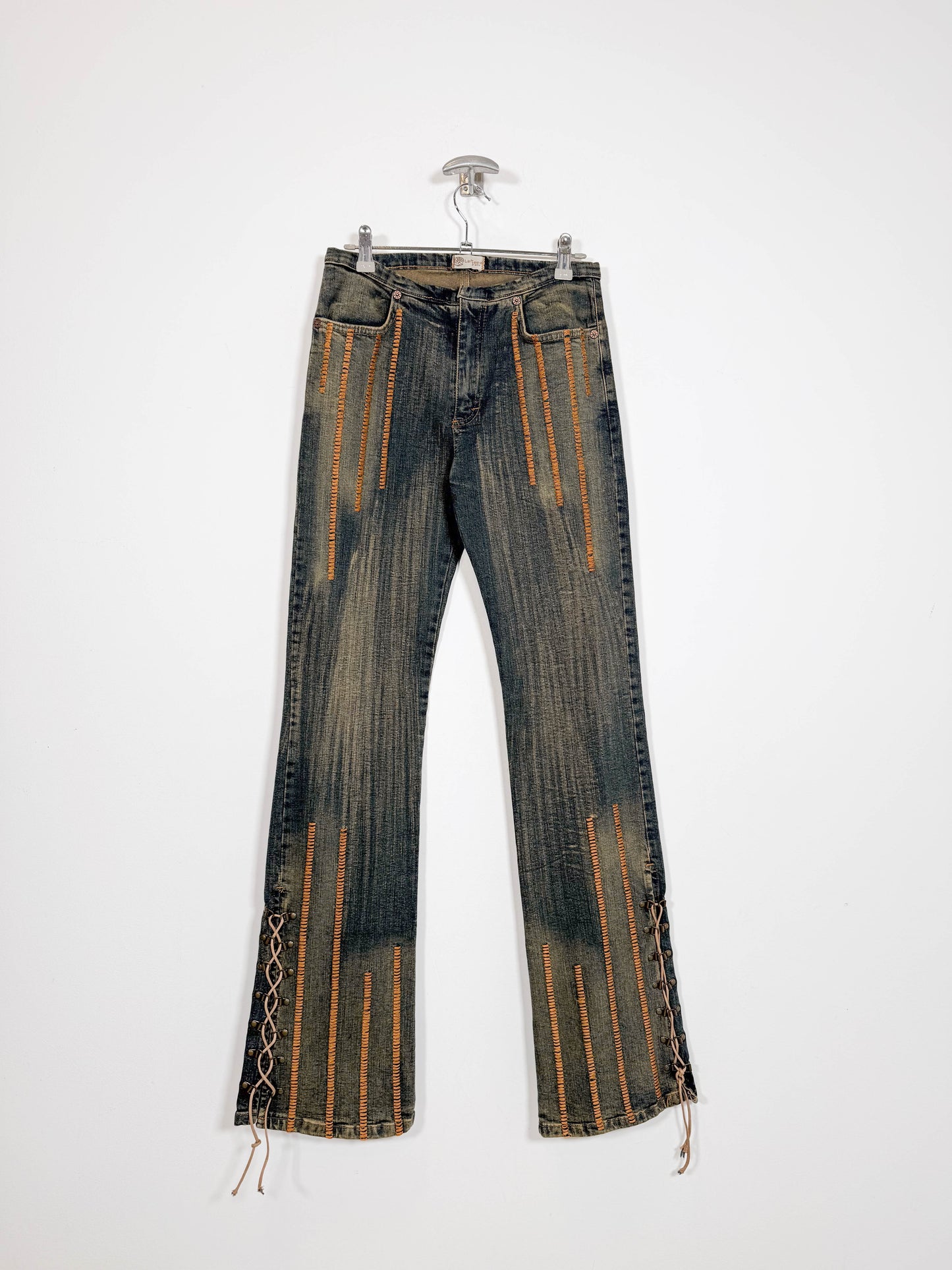 Pantalón Y2K La Flaca - Talla 36 - Caramelo Vintage