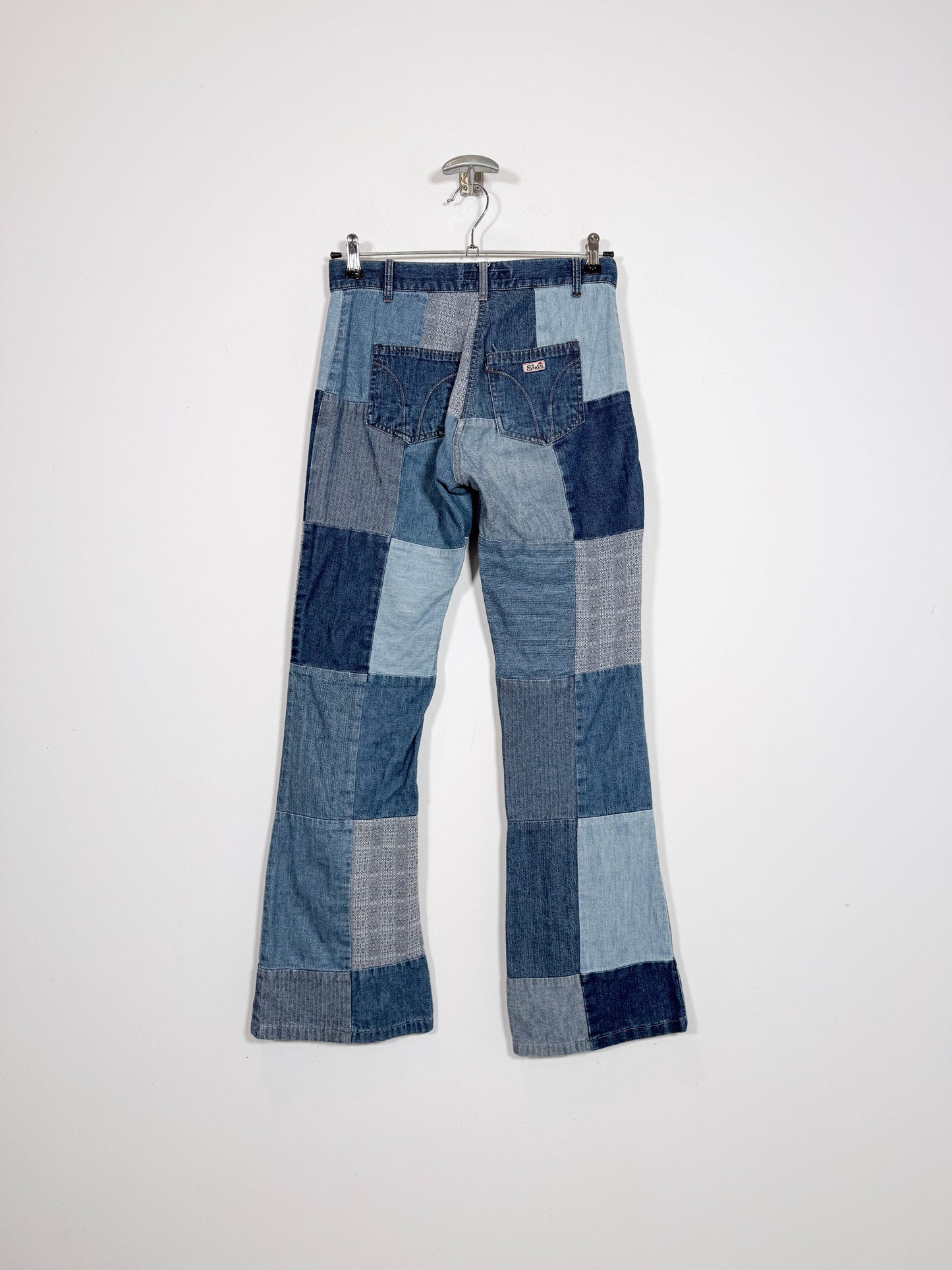 Pantalón Y2K patchwork Miss Sixty - Talla 34/36 - Caramelo Vintage