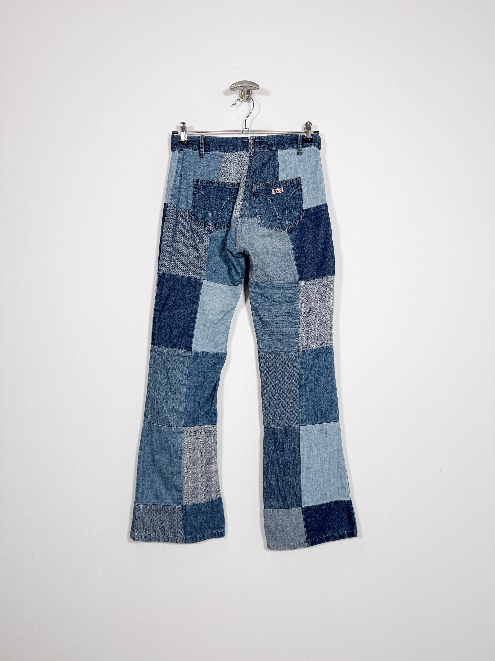 Pantalón Y2K patchwork Miss Sixty - Talla 34/36 - Caramelo Vintage