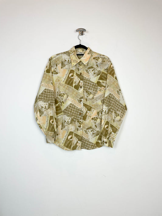 Camisa Chamonix - Talla M - Caramelo Vintage