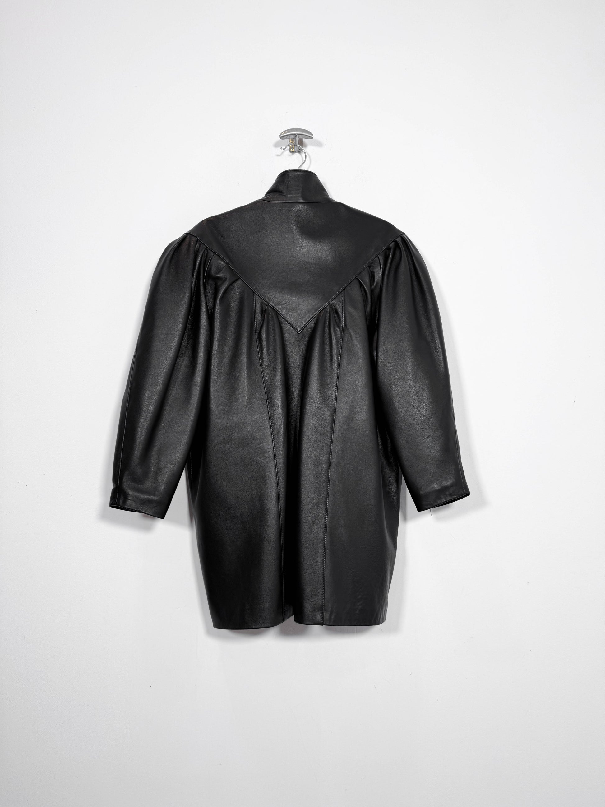 Abrigo de cuero DS - Talla M - Caramelo Vintage