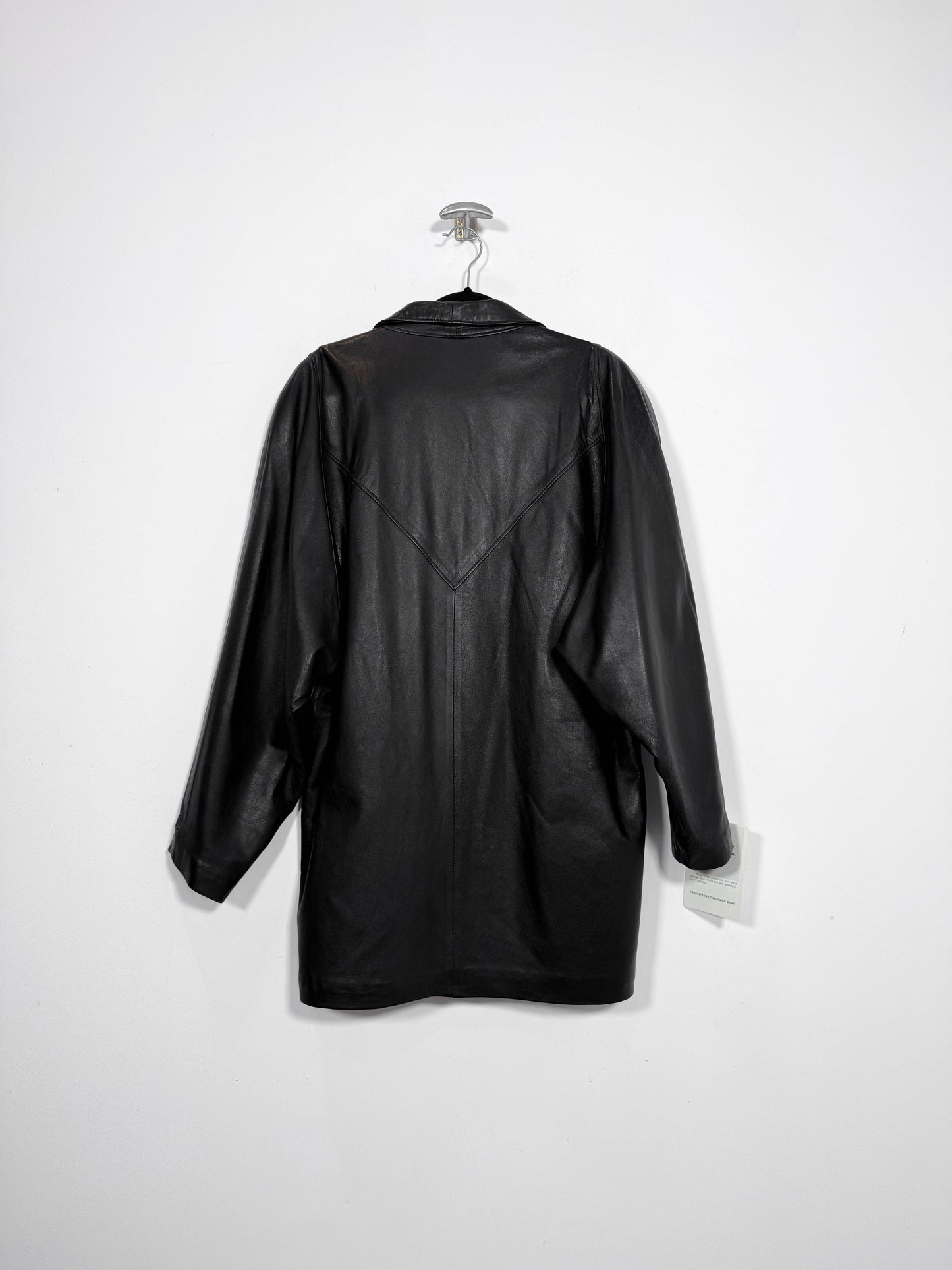 Abrigo de cuero DS - Talla M - Caramelo Vintage