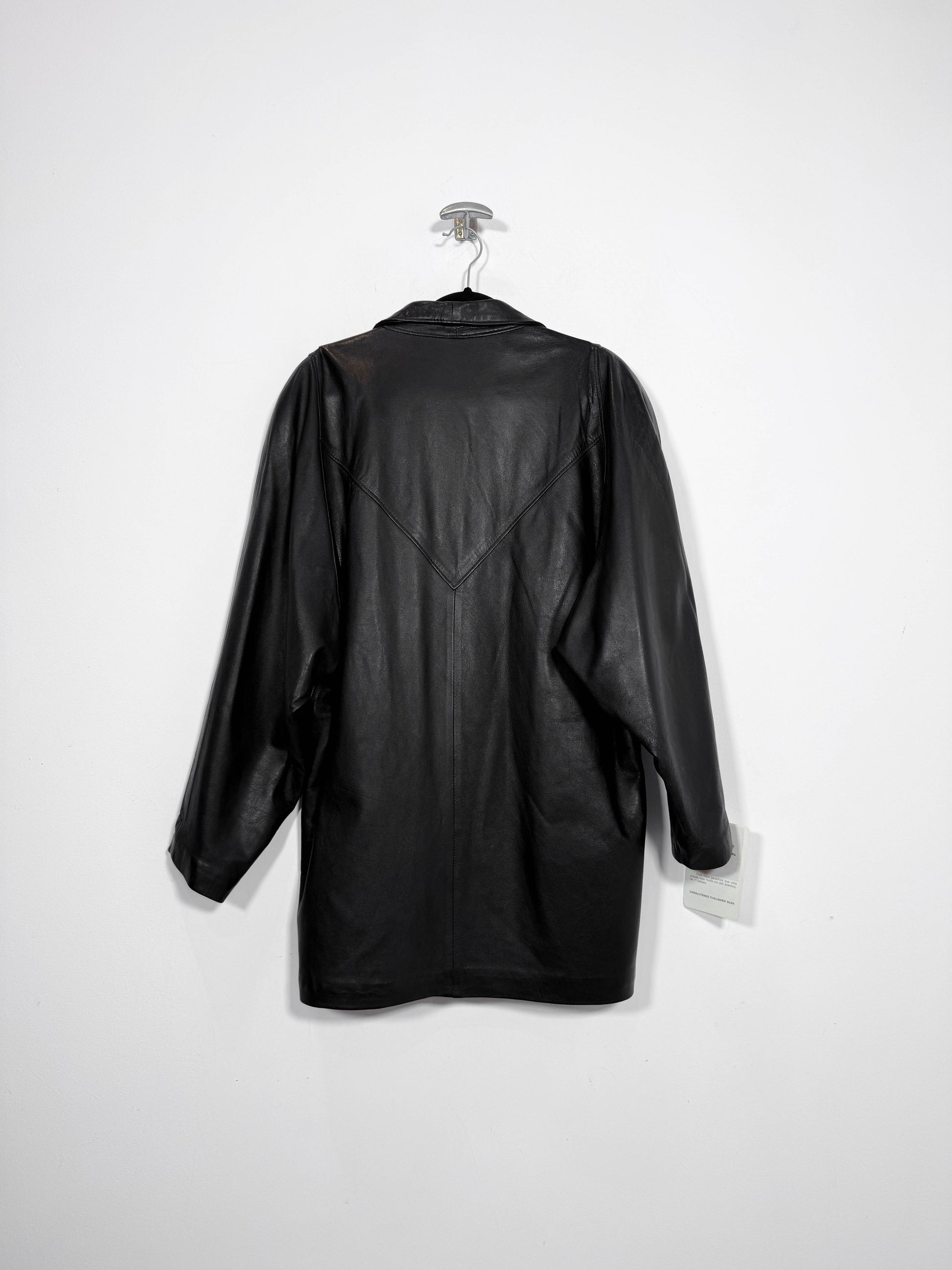 Abrigo de cuero DS - Talla M - Caramelo Vintage