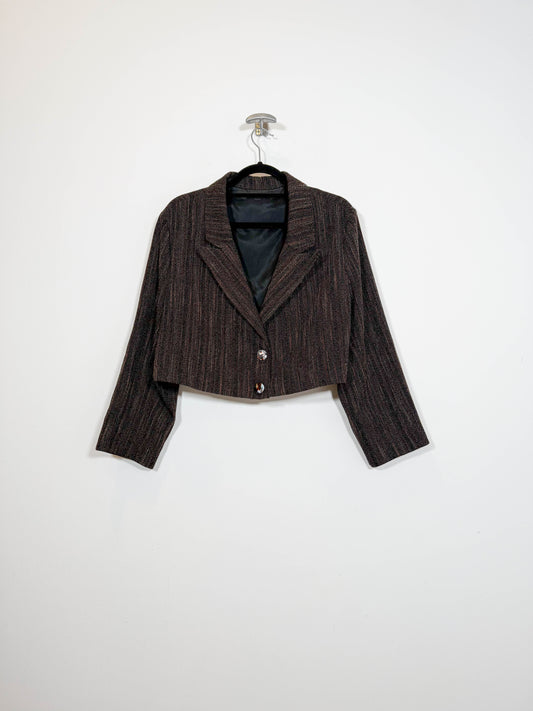 Americana crop reworked - Talla M - Caramelo Vintage