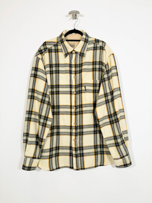 Sobrecamisa de franela Think Pink - Talla XL - Caramelo Vintage