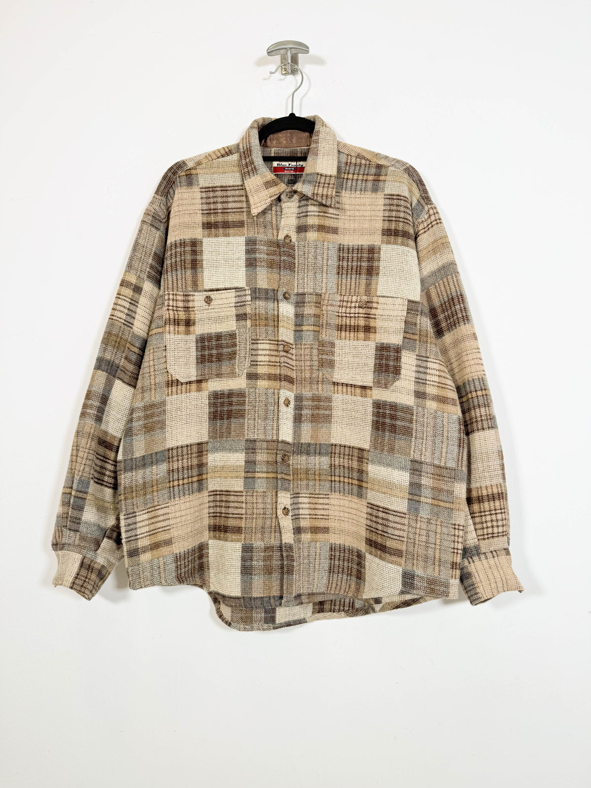 Sobrecamisa de franela Bue Family - Talla L/XL
