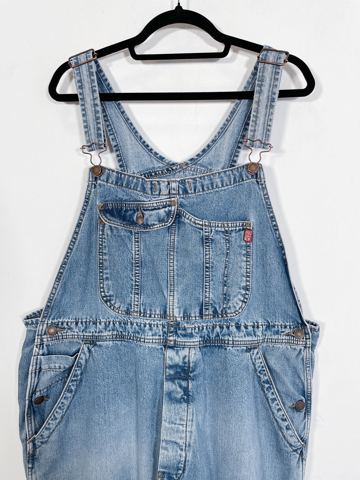 Peto vaquero carpenter Big Star - Talla XXL - Caramelo Vintage
