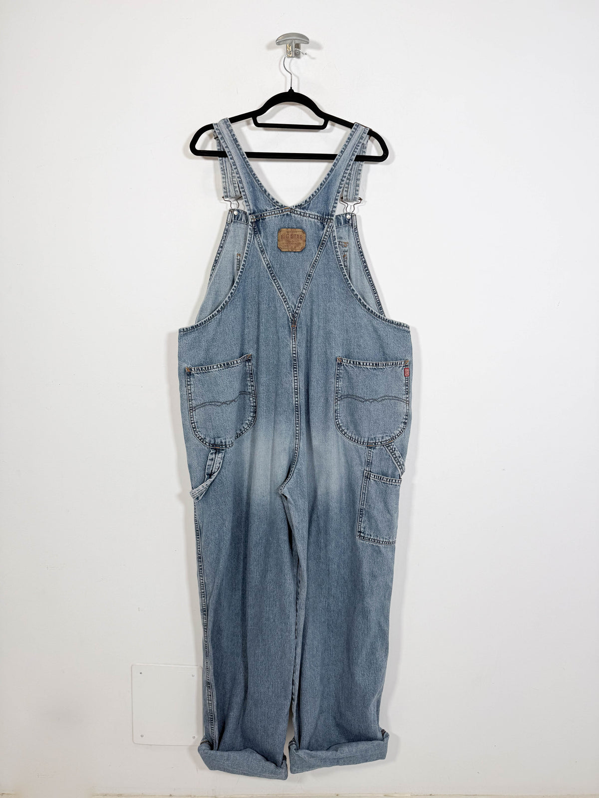 Peto vaquero carpenter Big Star - Talla XXL - Caramelo Vintage