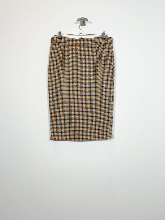 Falda Burberry - Talla 40 - Caramelo Vintage
