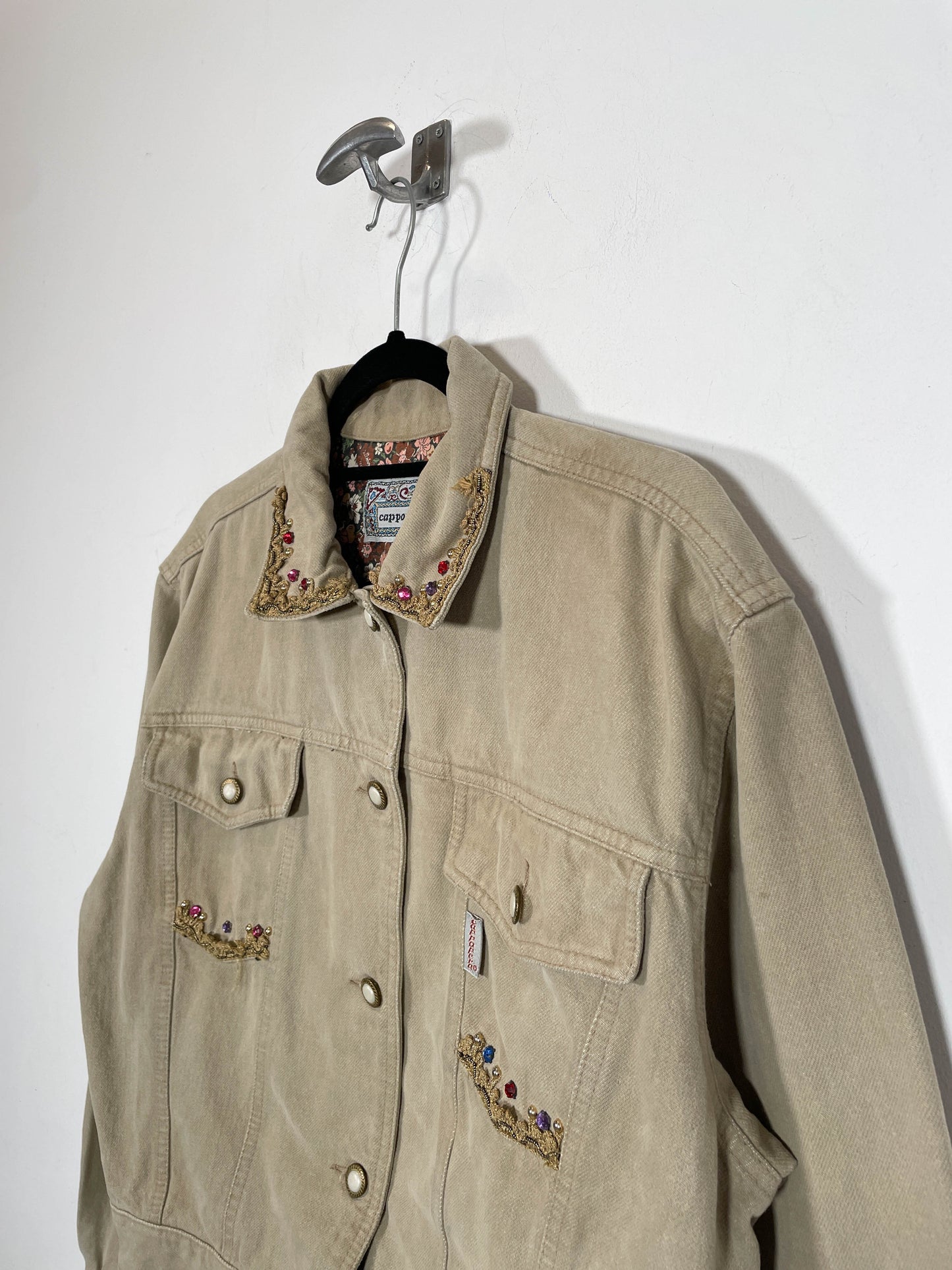 Chaqueta vaquera Cappopera - Talla M/L - Caramelo Vintage