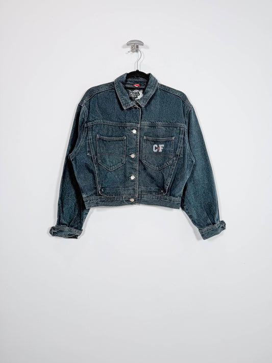 Chaqueta vaquera Cheerleader - Talla M - Caramelo Vintage