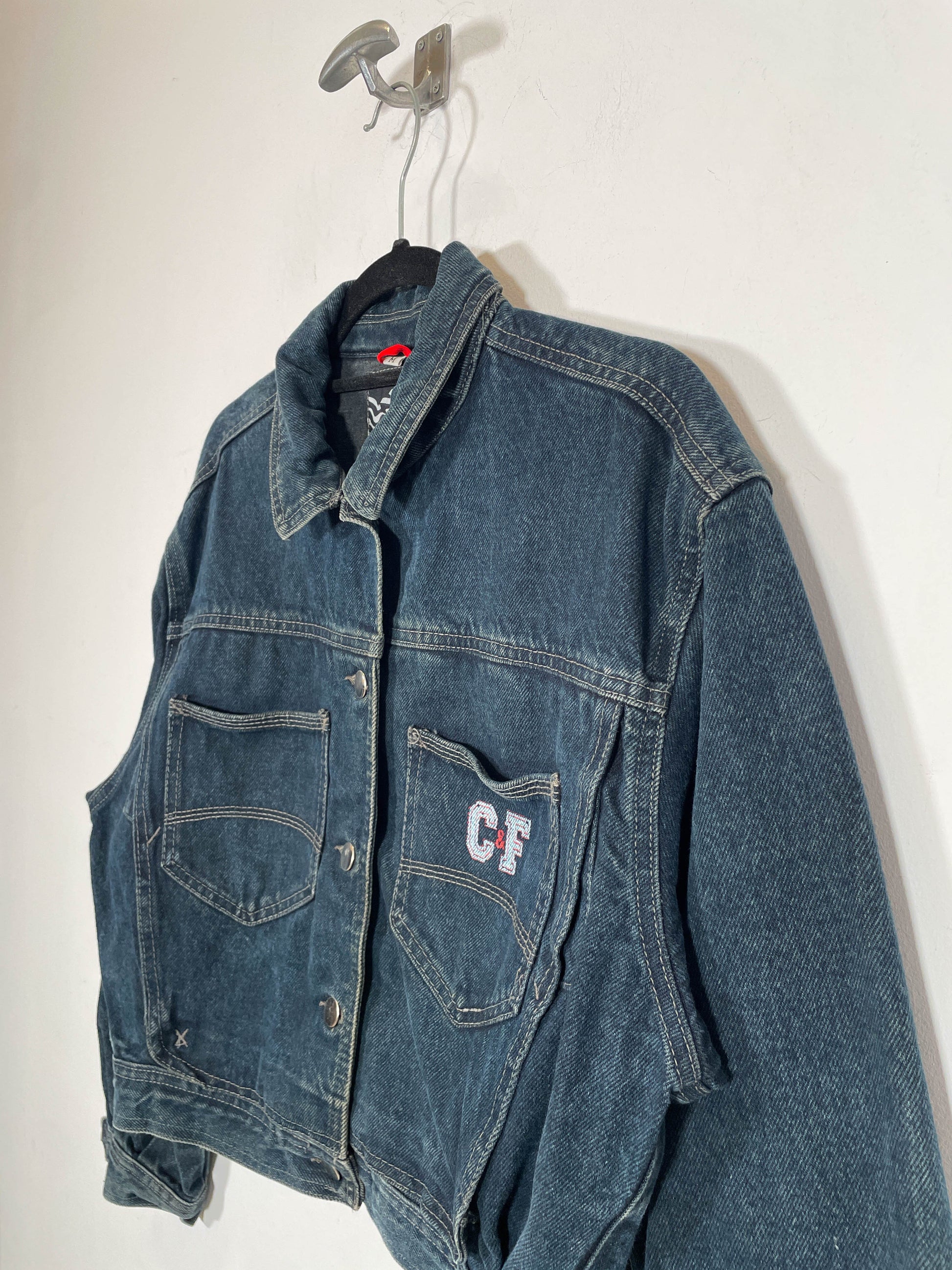 Chaqueta vaquera Cheerleader - Talla M - Caramelo Vintage