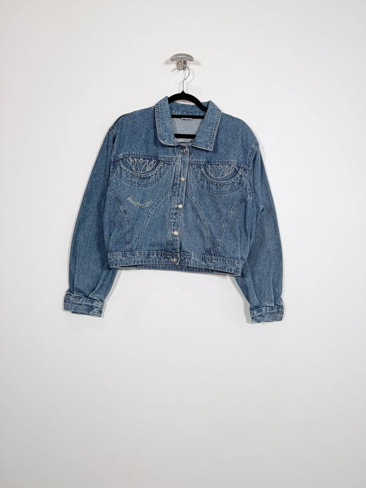 Chaqueta vaquera Bianca Caselli - Talla M - Caramelo Vintage