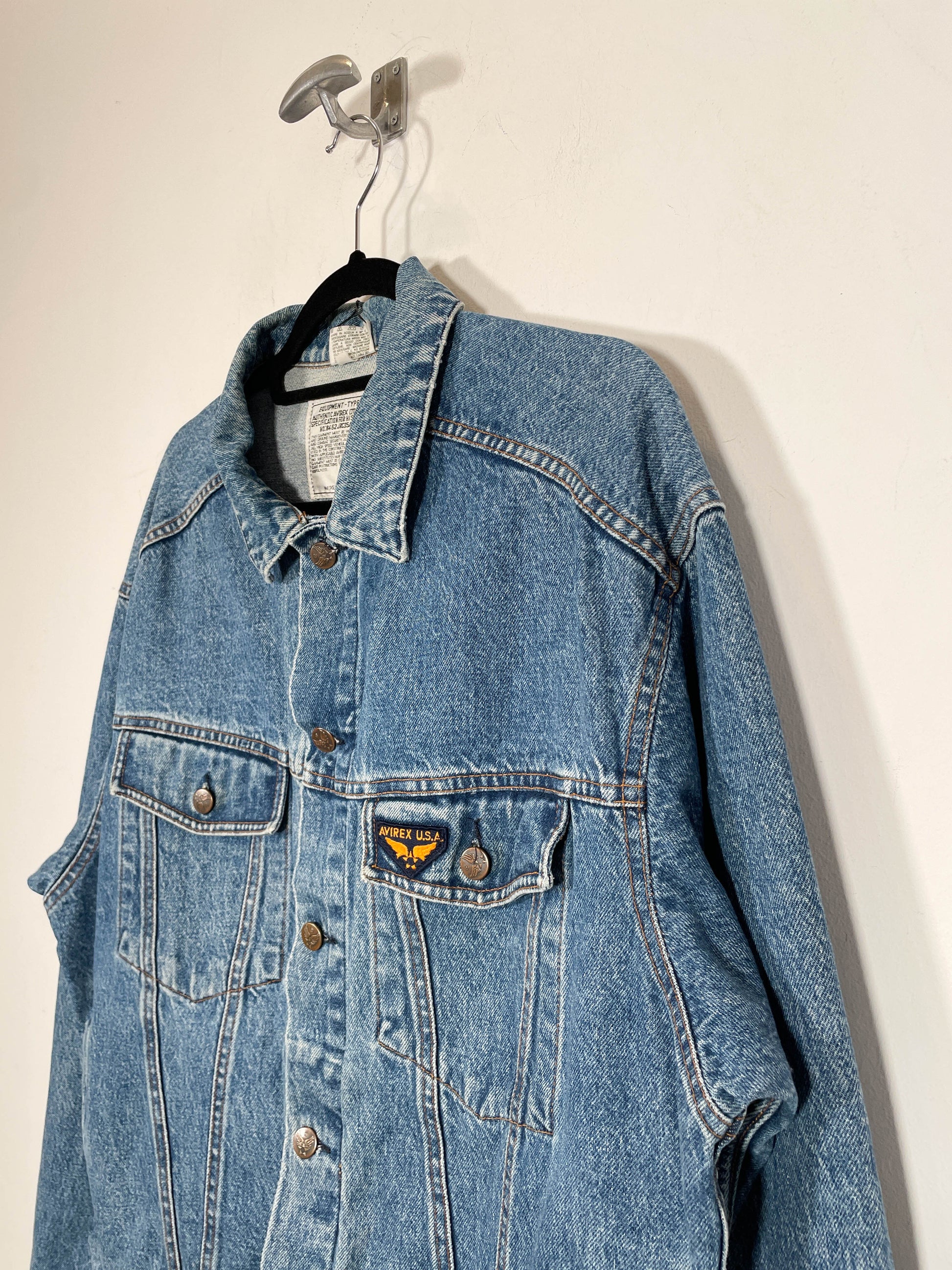 Chaqueta vaquera Avirex - Talla L/XL - Caramelo Vintage