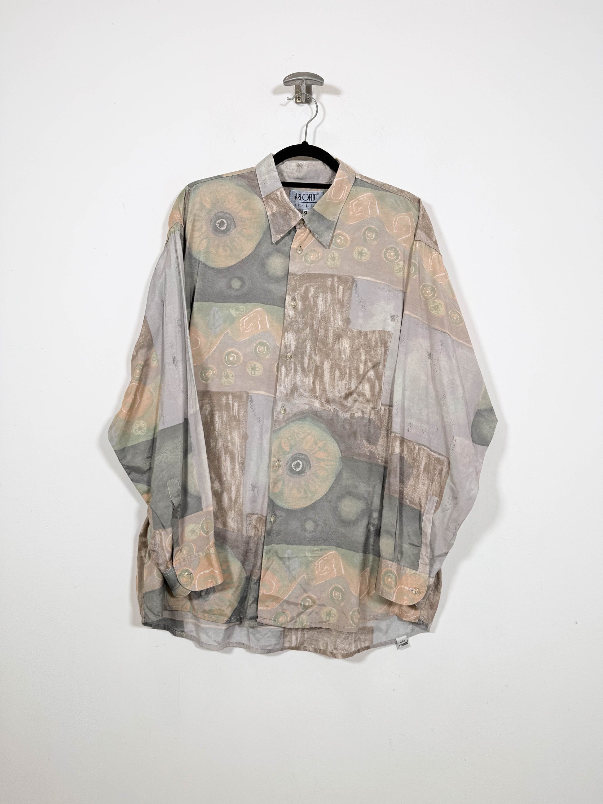 Camisa Areoflot - Talla XL - Caramelo Vintage