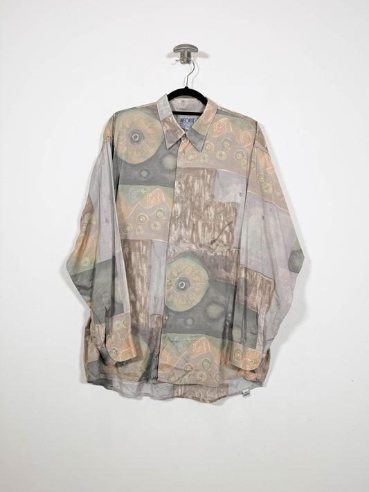 Camisa Areoflot - Talla XL - Caramelo Vintage