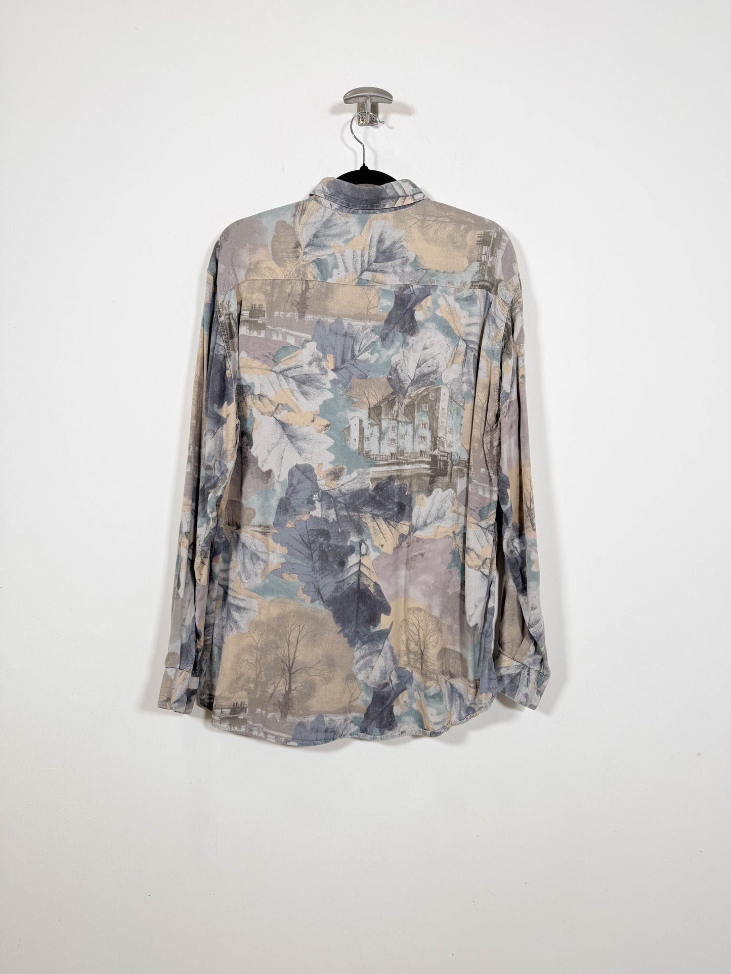 Camisa Leaves - Talla M - Caramelo Vintage