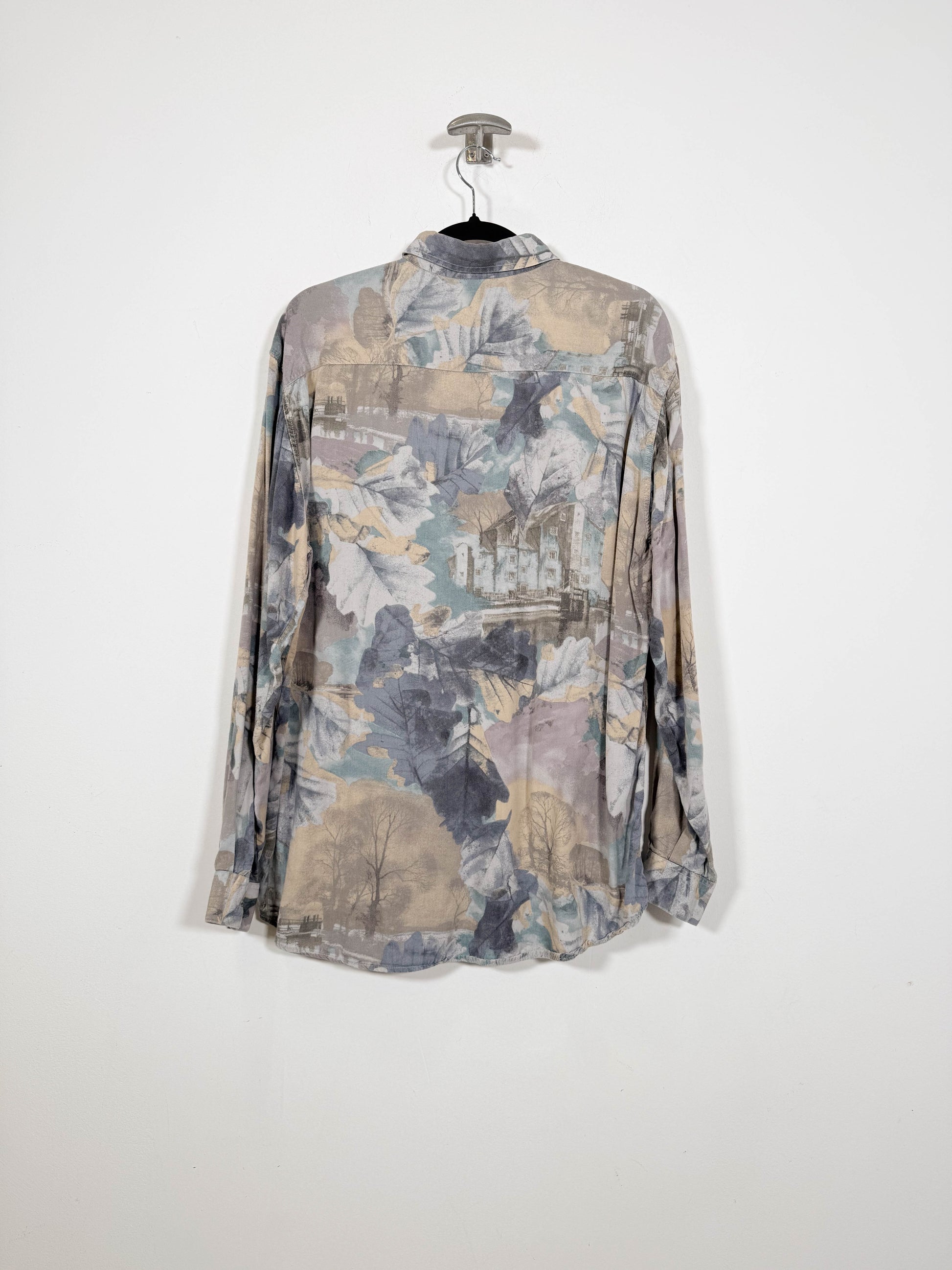 Camisa Leaves - Talla M - Caramelo Vintage