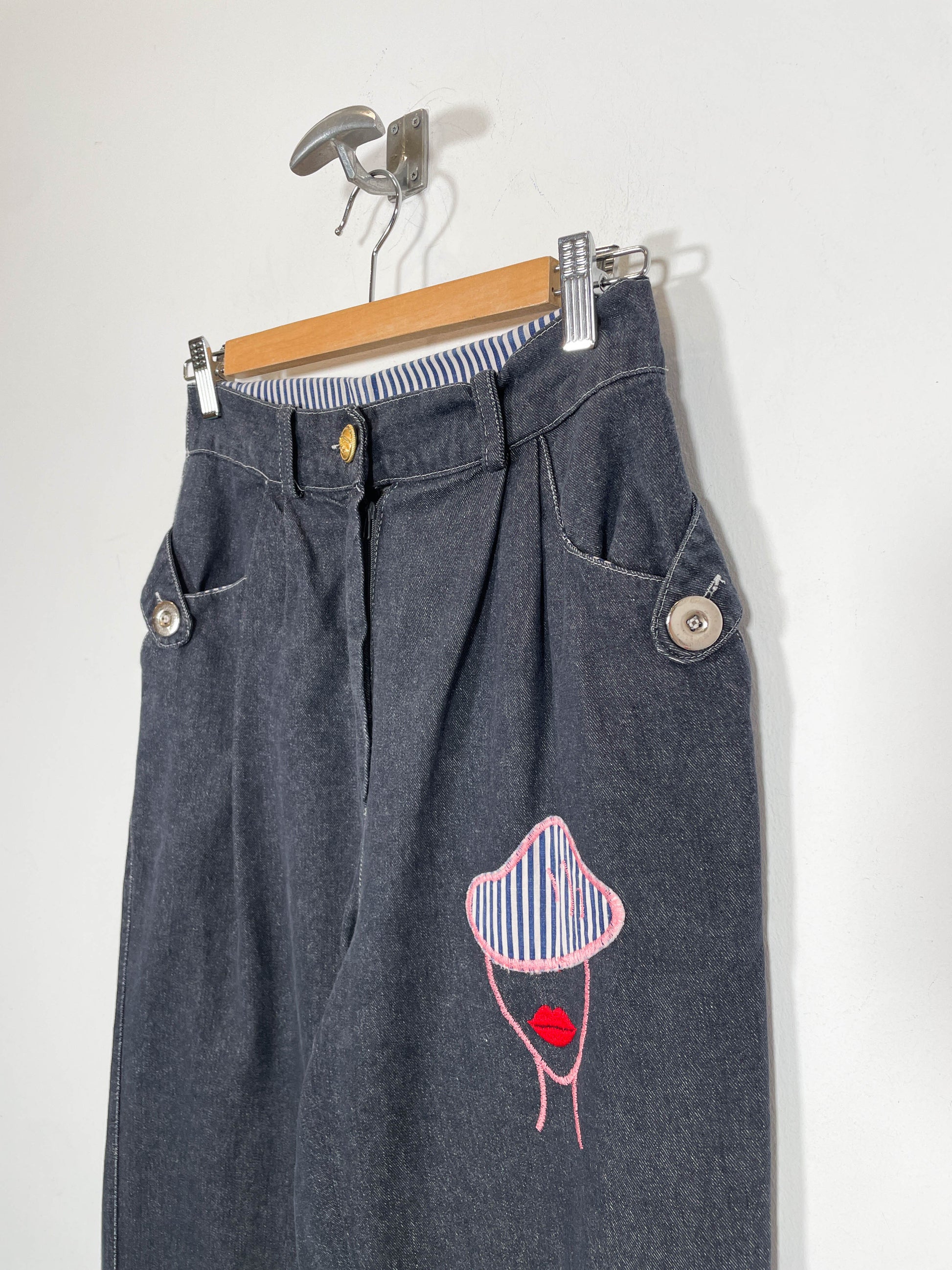 Pantalón vaquero The Flintstones - Talla 34/36 - Caramelo Vintage