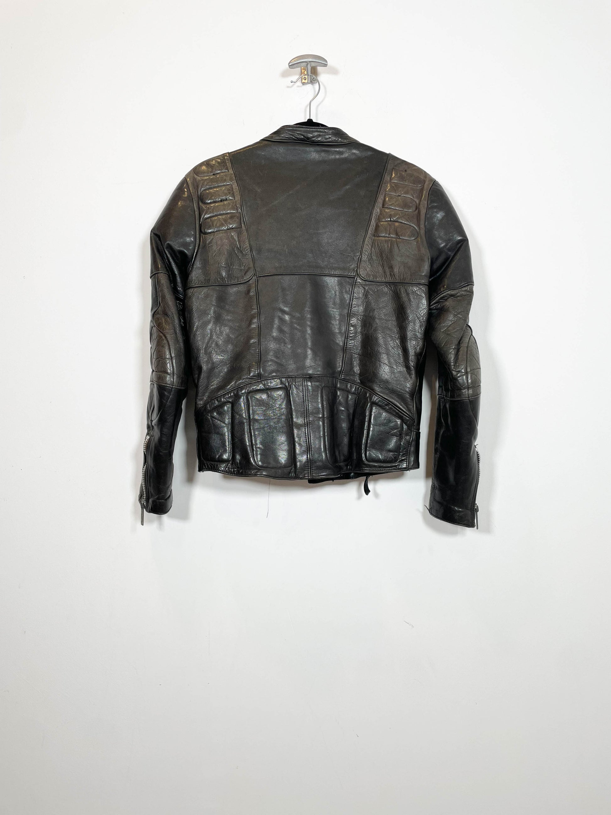 Chaqueta de cuero biker Richa - Talla M - Caramelo Vintage