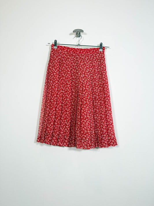 Falda plisada Rouge - Talla 36 - Caramelo Vintage