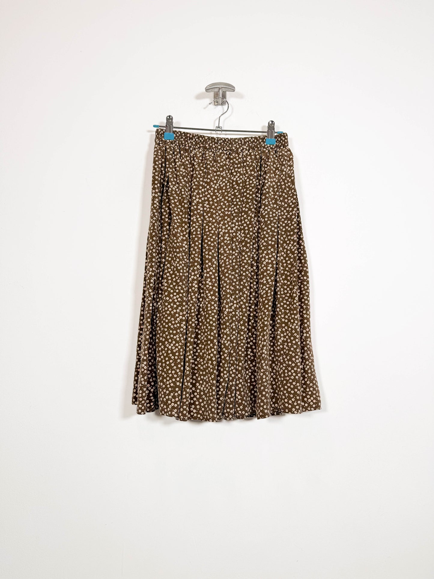Falda plisada Marinabravin - Talla 36/38 - Caramelo Vintage